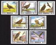 Protected Birds: Harrier, Eagles, Vultures, Etc. - Complete Set of 7 Different