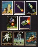 Space Issues: Moon Landing, Rockets, Capsules, Astronaut, Etc. - Complete Set of 8 Different