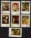 Paintings: Religious Artwork by Raphael, Rubens, Rembrandt, Etc. - Complete Set of 7 Different