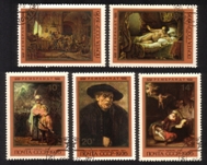  Paintings: Rembrandt - Complete Set of 5  Different
