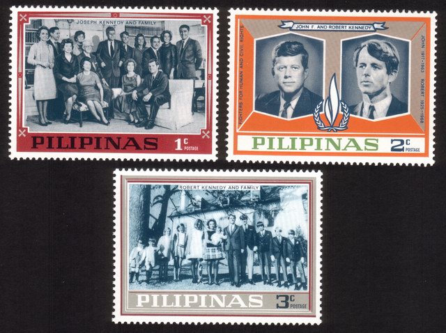 Kennedy Family: Robert, Joseph & John Fitzgerald - Complete Set of 3 Different