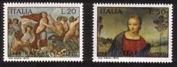 Paintings by Raphael: Galatea, Madonna With The Goldfinch - Complete Set of 2 Different