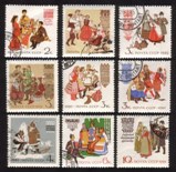 Regional Costumes: From Moldavia, Latvia, Koryak, Armenia, Etc. Complete Set of 9 Different